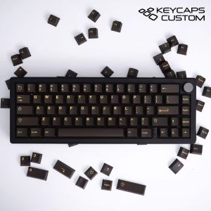 black yellow theme keycap