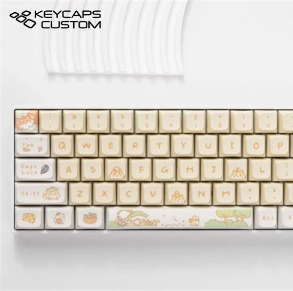 cute hamster themed keycap