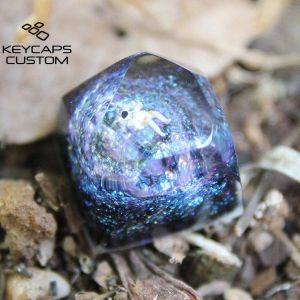 Interstellar handmade Resin Artisan Cherry MX Astronaut Outer Space Keycap for Mechanical Gaming Keyboards