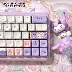 lavender rabbit keycap