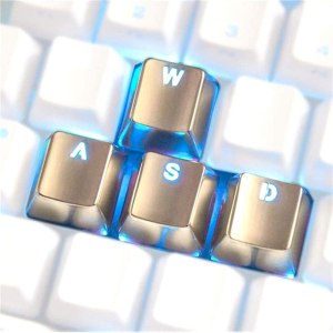 Metal keycaps