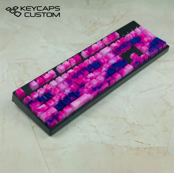 purple cloud starry sky theme keycap