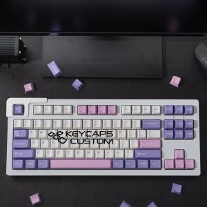 purple pink theme keycap