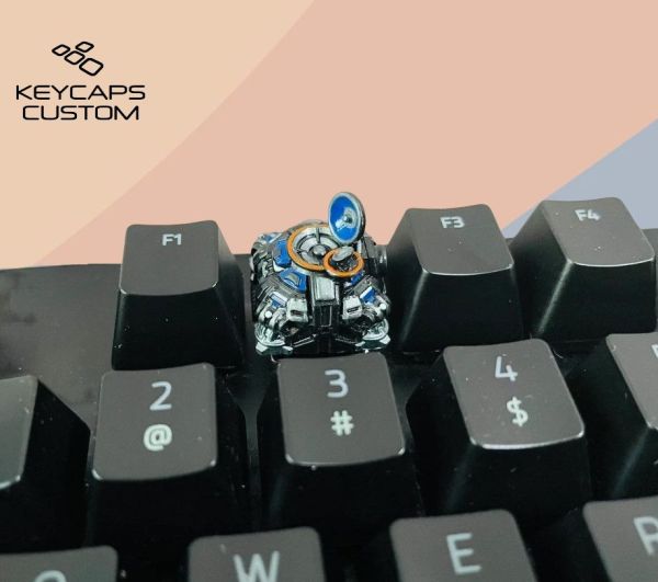 Resin Orbital Command Keycap Inspired by Starcraft 2 This keycap is inspired by Blizzard's RTS game, Starcraft 2, and features the Orbital Command design.