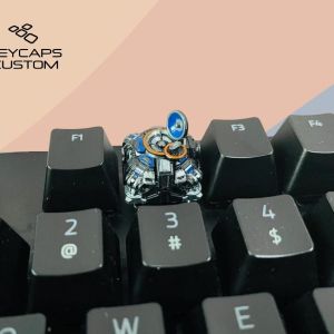 Resin Orbital Command Keycap Inspired by Starcraft 2 This keycap is inspired by Blizzard's RTS game, Starcraft 2, and features the Orbital Command design.