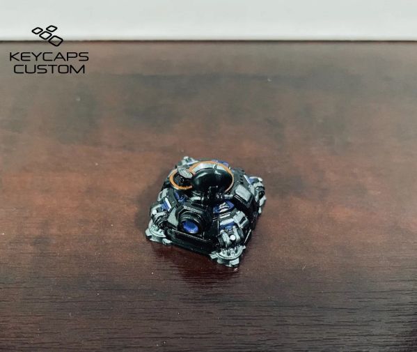 Resin Orbital Command Keycap Inspired by Starcraft 2 This keycap is inspired by Blizzard's RTS game, Starcraft 2, and features the Orbital Command design.