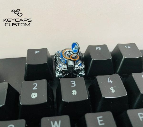 Resin Orbital Command Keycap Inspired by Starcraft 2 This keycap is inspired by Blizzard's RTS game, Starcraft 2, and features the Orbital Command design.