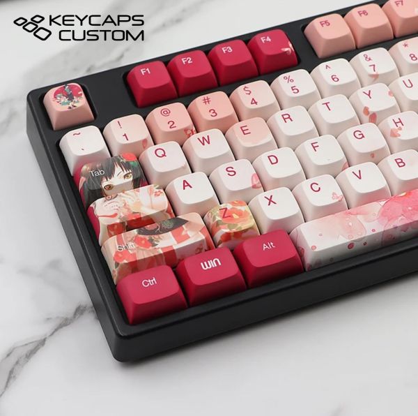 vintage sakura theme keycap